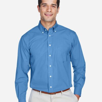 Men's Tall Crown Collection® Broadcloth Woven Dress Shirt Thumbnail