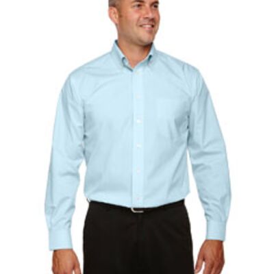 Men's Crown Collection® Solid Broadcloth Woven Shirt Thumbnail