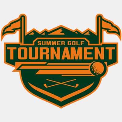 Tournament Summer golf logo template	02 Thumbnail