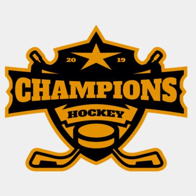 Champions Hockey logo template 02 Thumbnail