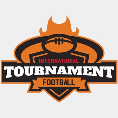 Tournament International Football logo template Thumbnail