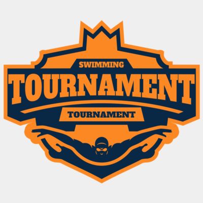 Swimming Tournament logo template Thumbnail