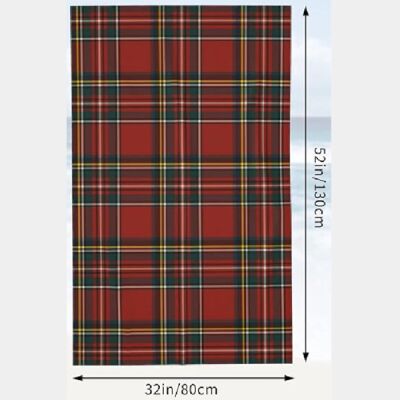 Red Plaid Royal Stewart Tartan Towel Thumbnail
