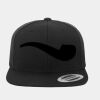 Wool Blend Flat Bill Snapback Cap Thumbnail