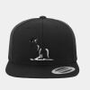 Wool Blend Flat Bill Snapback Cap Thumbnail