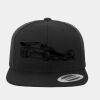 Wool Blend Flat Bill Snapback Cap Thumbnail