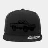 Wool Blend Flat Bill Snapback Cap Thumbnail