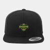 Wool Blend Flat Bill Snapback Cap Thumbnail