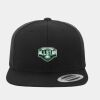 Wool Blend Flat Bill Snapback Cap Thumbnail