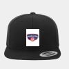 Wool Blend Flat Bill Snapback Cap Thumbnail