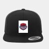 Wool Blend Flat Bill Snapback Cap Thumbnail