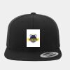 Wool Blend Flat Bill Snapback Cap Thumbnail