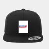 Wool Blend Flat Bill Snapback Cap Thumbnail