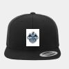 Wool Blend Flat Bill Snapback Cap Thumbnail