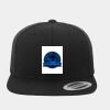 Wool Blend Flat Bill Snapback Cap Thumbnail