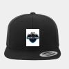 Wool Blend Flat Bill Snapback Cap Thumbnail