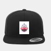 Wool Blend Flat Bill Snapback Cap Thumbnail