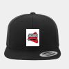 Wool Blend Flat Bill Snapback Cap Thumbnail
