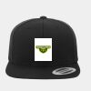 Wool Blend Flat Bill Snapback Cap Thumbnail