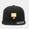 Wool Blend Flat Bill Snapback Cap Thumbnail