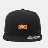 Wool Blend Flat Bill Snapback Cap Thumbnail