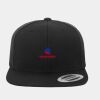Wool Blend Flat Bill Snapback Cap Thumbnail