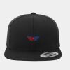 Wool Blend Flat Bill Snapback Cap Thumbnail