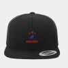 Wool Blend Flat Bill Snapback Cap Thumbnail